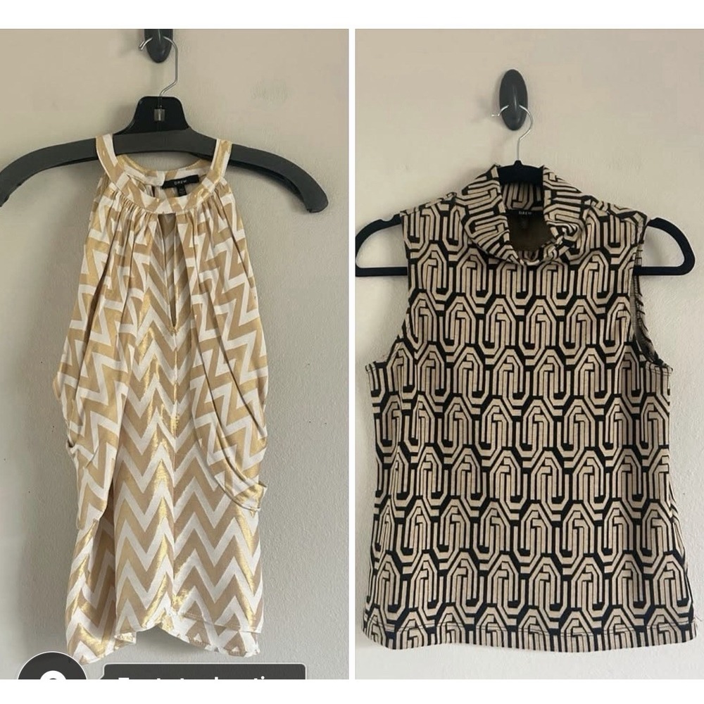 Bundle Of 2 Drew Women's Tank Sleeveless Top Size XS
